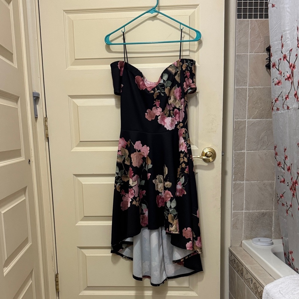 Windsor Black and Pink Floral Dress